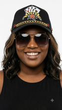 Load image into Gallery viewer, “BET YOUR LUCK” Custom Trucker Hat
