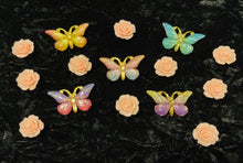 Load image into Gallery viewer, “BUTTERFLIES &amp; FLOWERS” Bling Charms Set
