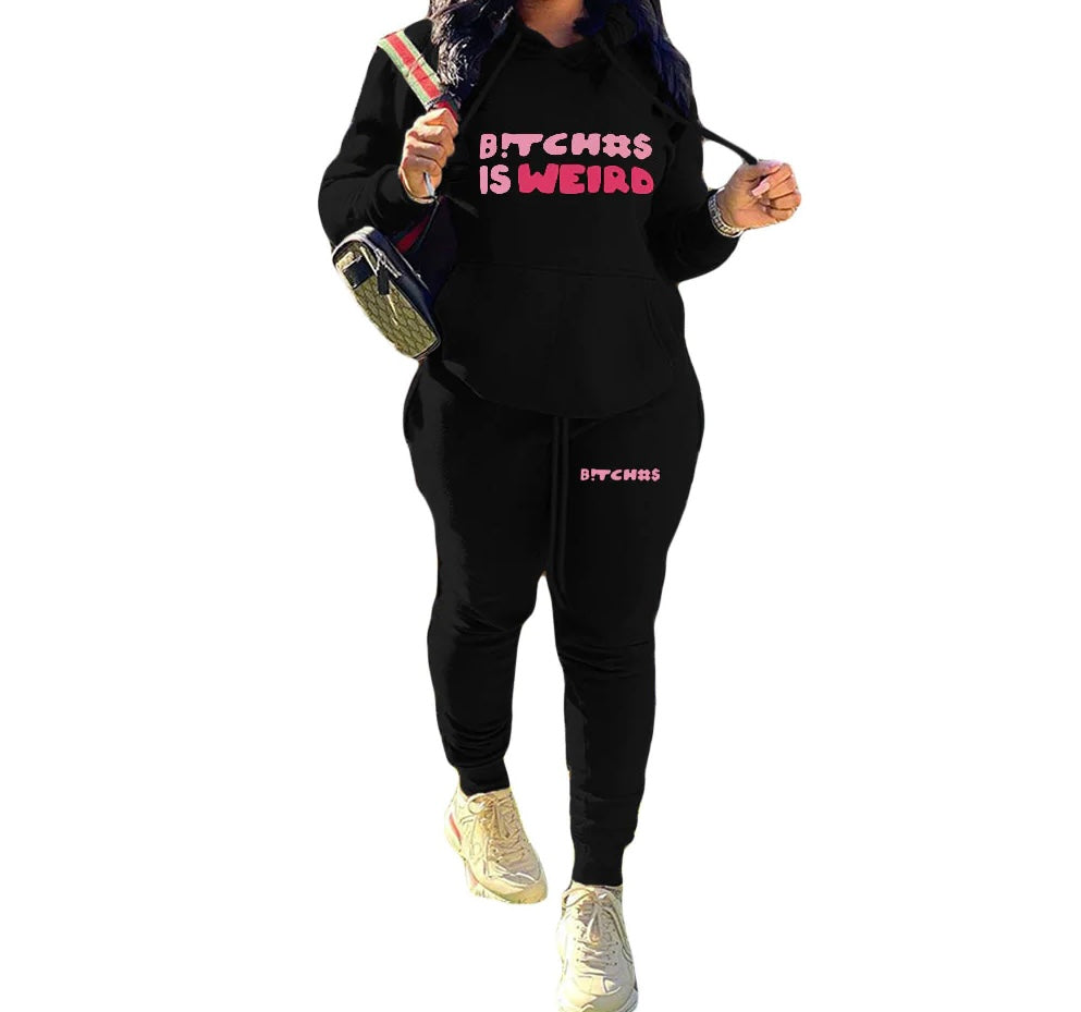 “Weirdos”  Sweatsuit & Tote Set