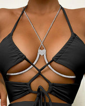 Load image into Gallery viewer, Bead Savages “Cross My Heart” TASSEL BRA
