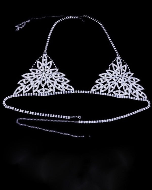 Bead Savages “GARDENIA” TASSEL BRA