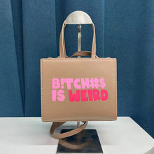 Load image into Gallery viewer, “Weirdos” Tote Pocketbook
