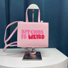 Load image into Gallery viewer, “Weirdos” Tote Pocketbook
