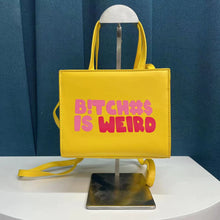 Load image into Gallery viewer, “Weirdos” Tote Pocketbook
