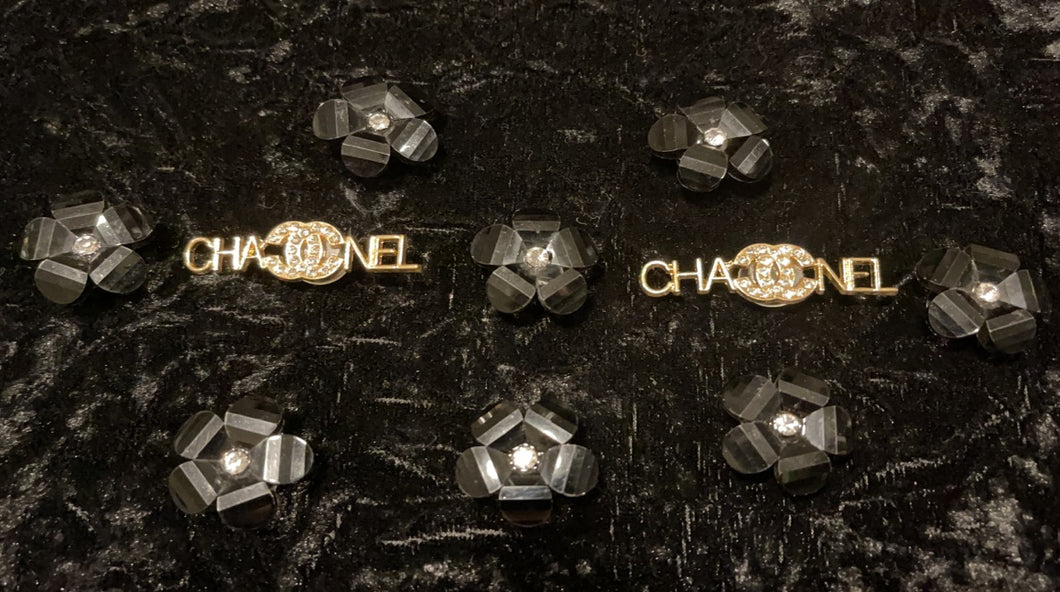 “CHANEL” Bling Charms Set